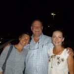 Lucas' stepdad Darrel, Whit, and Amanda (sister in law) in Nashville