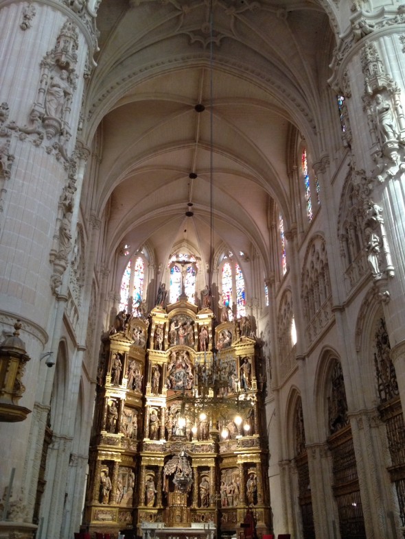 Amazing interior of the Catedral de Santa Maria; I took an audio tour and it was very interesting.