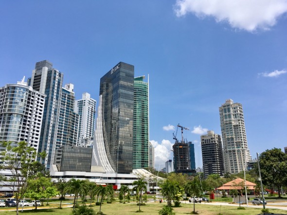 In contrast to Casco Viejo, downtown Panama City is full of impressive skyscrapers & architectural variety.